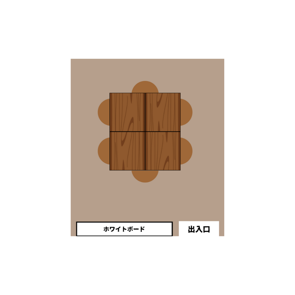 マルチルームのフロアマップ